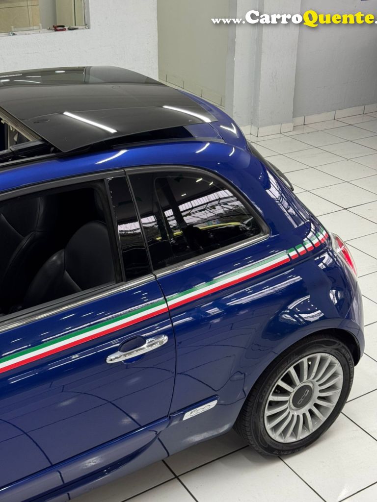 FIAT   500 LOUNGE 1.4 16V 100CV  MEC.   AZUL 2010 1.4 FLEX - Loja