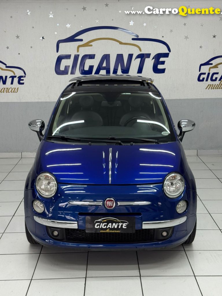 FIAT   500 LOUNGE 1.4 16V 100CV  MEC.   AZUL 2010 1.4 FLEX - Loja