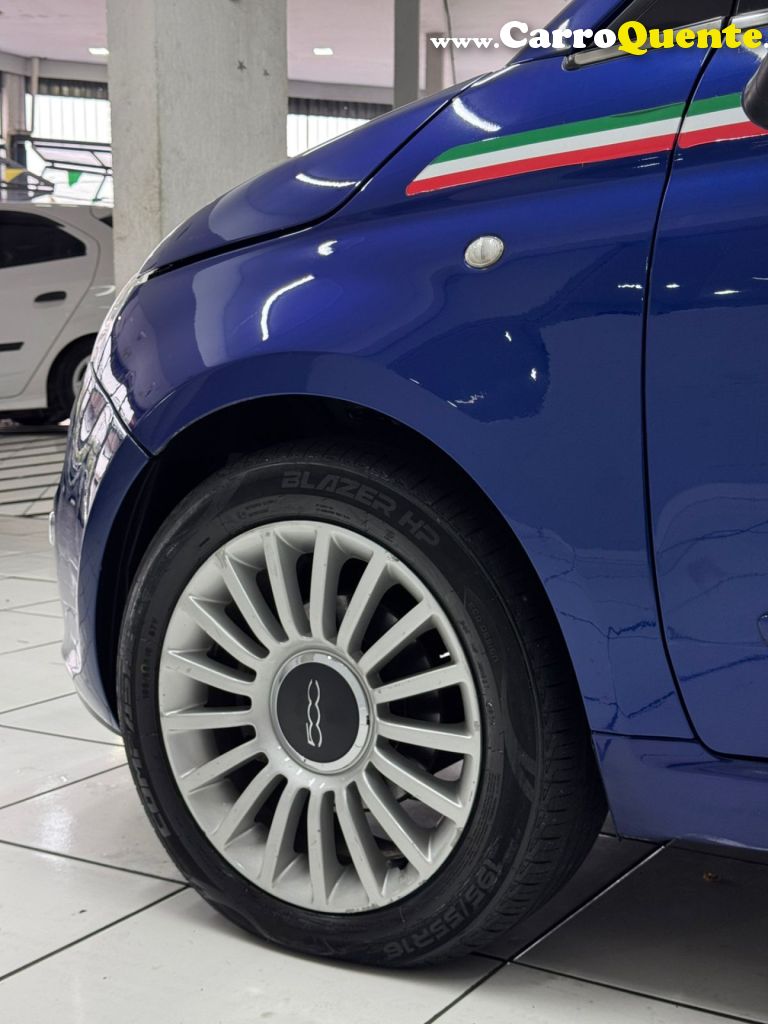 FIAT   500 LOUNGE 1.4 16V 100CV  MEC.   AZUL 2010 1.4 FLEX - Loja