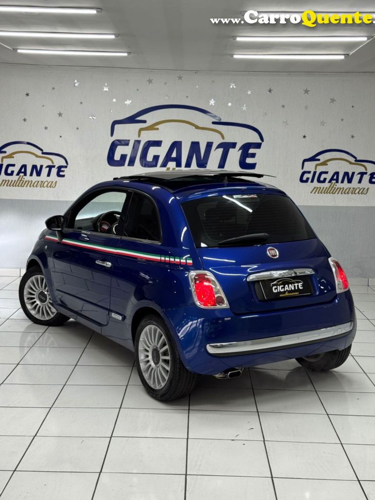 FIAT   500 LOUNGE 1.4 16V 100CV  MEC.   AZUL 2010 1.4 FLEX - Loja
