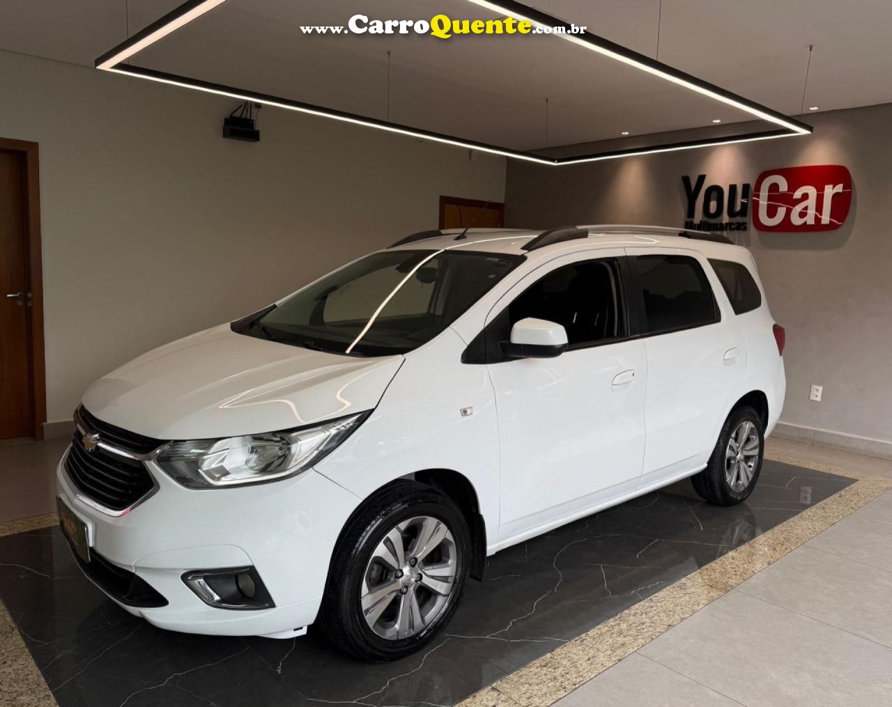 CHEVROLET   SPIN PREMIER 1.8 8V ECONO.FLEX 5P AUT.   BRANCO 2023 1.8 FLEX - Loja