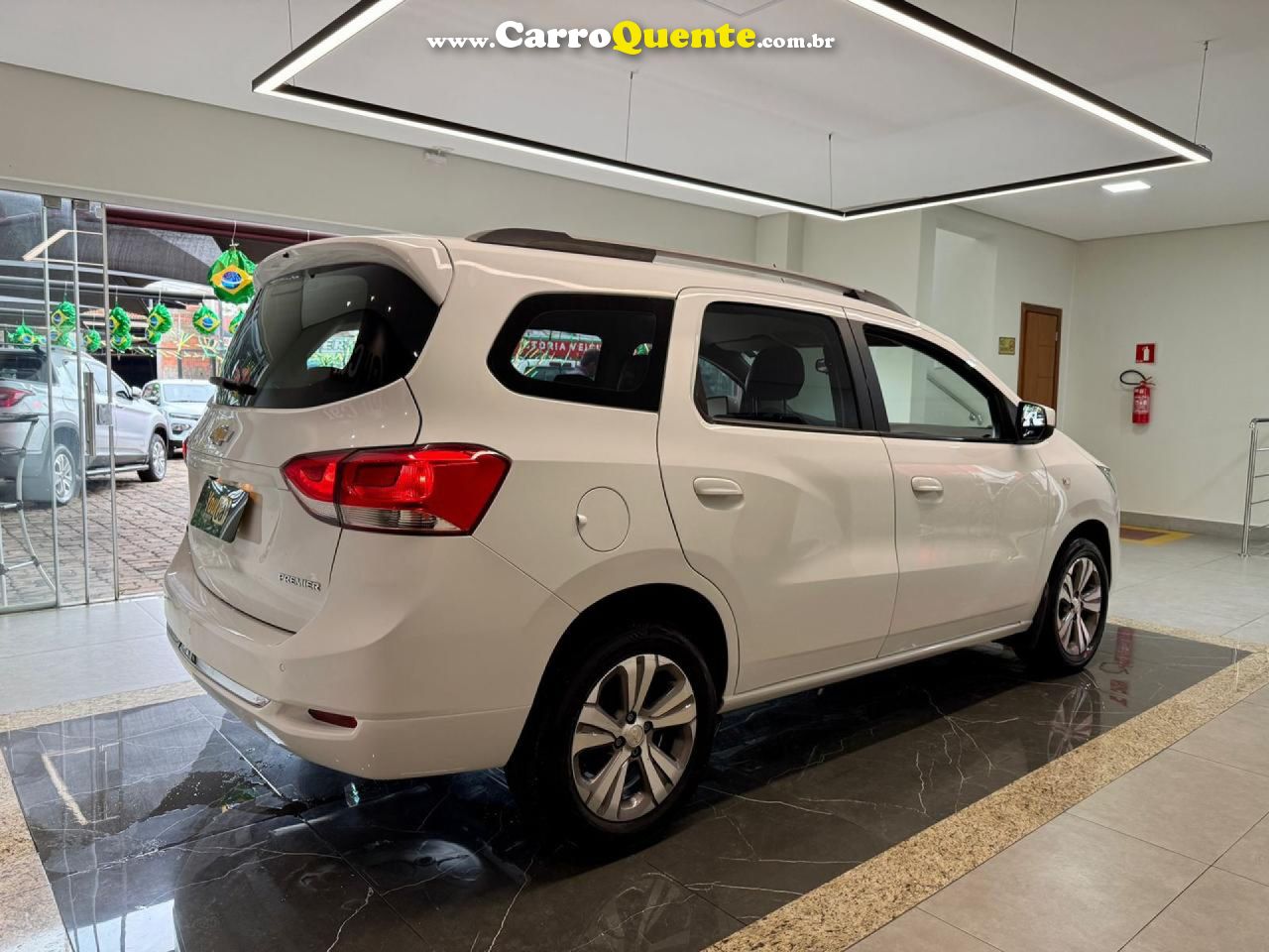 CHEVROLET   SPIN PREMIER 1.8 8V ECONO.FLEX 5P AUT.   BRANCO 2023 1.8 FLEX - Loja