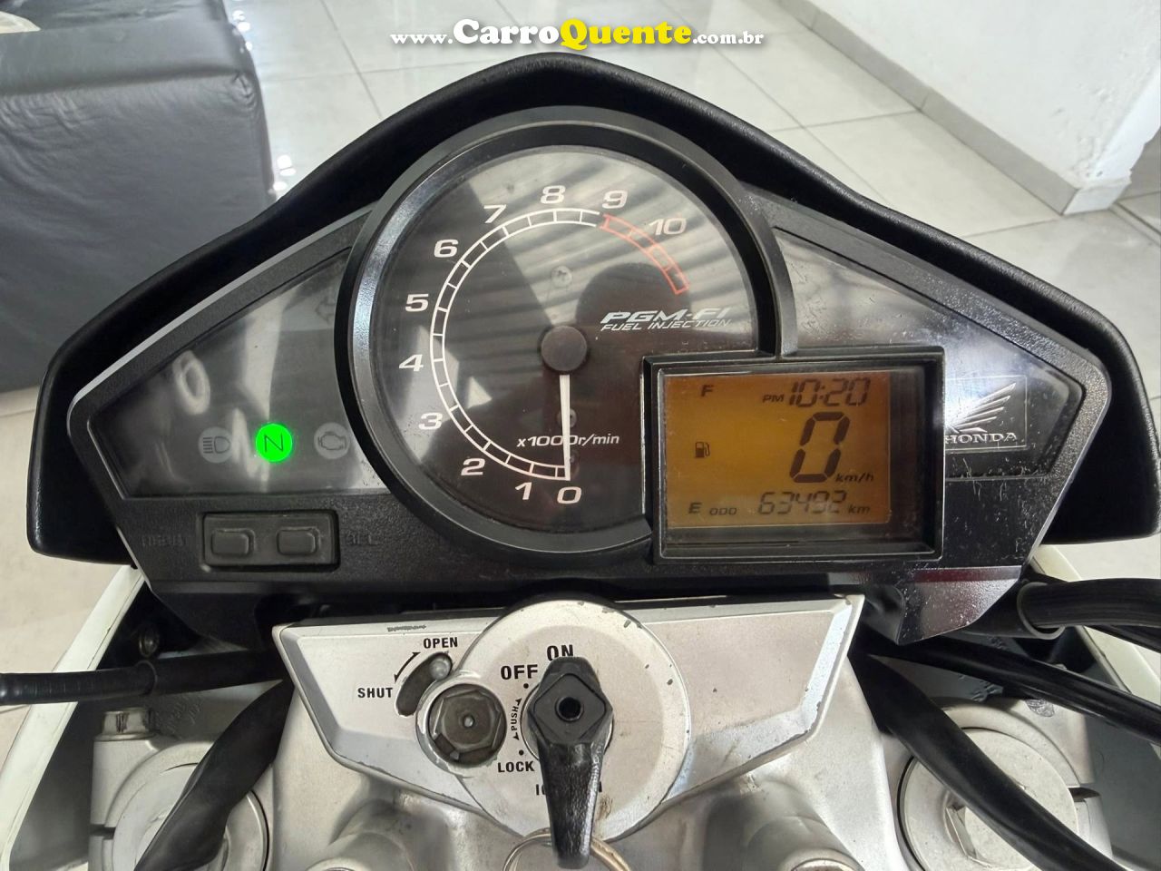 HONDA   CB 300R 300R FLEX   BRANCO 2012 300 GASOLINA - Loja
