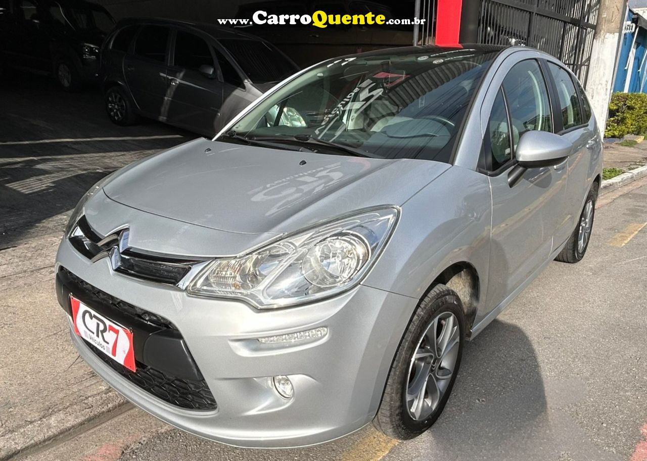 CITROËN   C3 TENDANCE PURE TECH 1.2 FLEX 12V MEC.   PRATA 2017 1.2 FLEX - Loja
