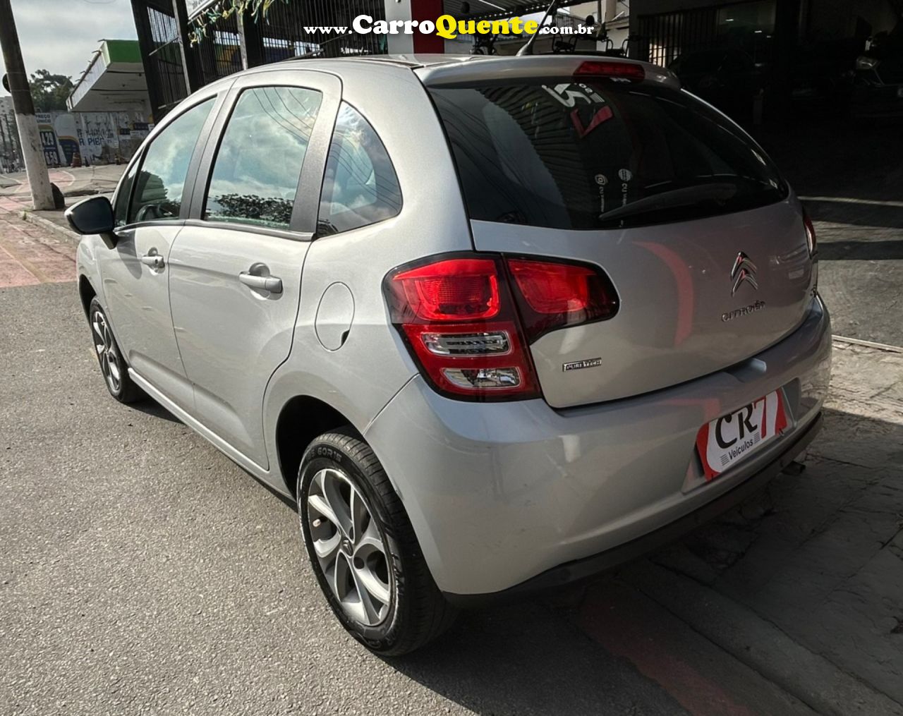 CITROËN   C3 TENDANCE PURE TECH 1.2 FLEX 12V MEC.   PRATA 2017 1.2 FLEX - Loja