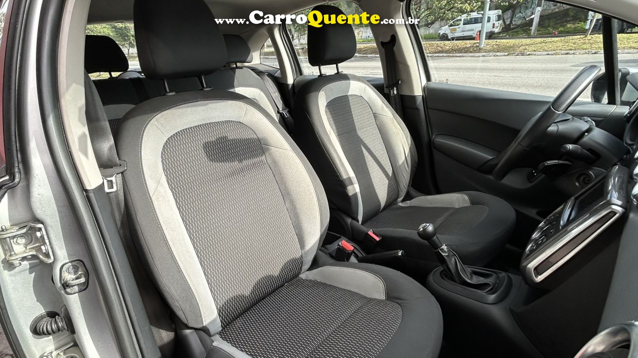 CITROËN   C3 TENDANCE PURE TECH 1.2 FLEX 12V MEC.   PRATA 2017 1.2 FLEX - Loja