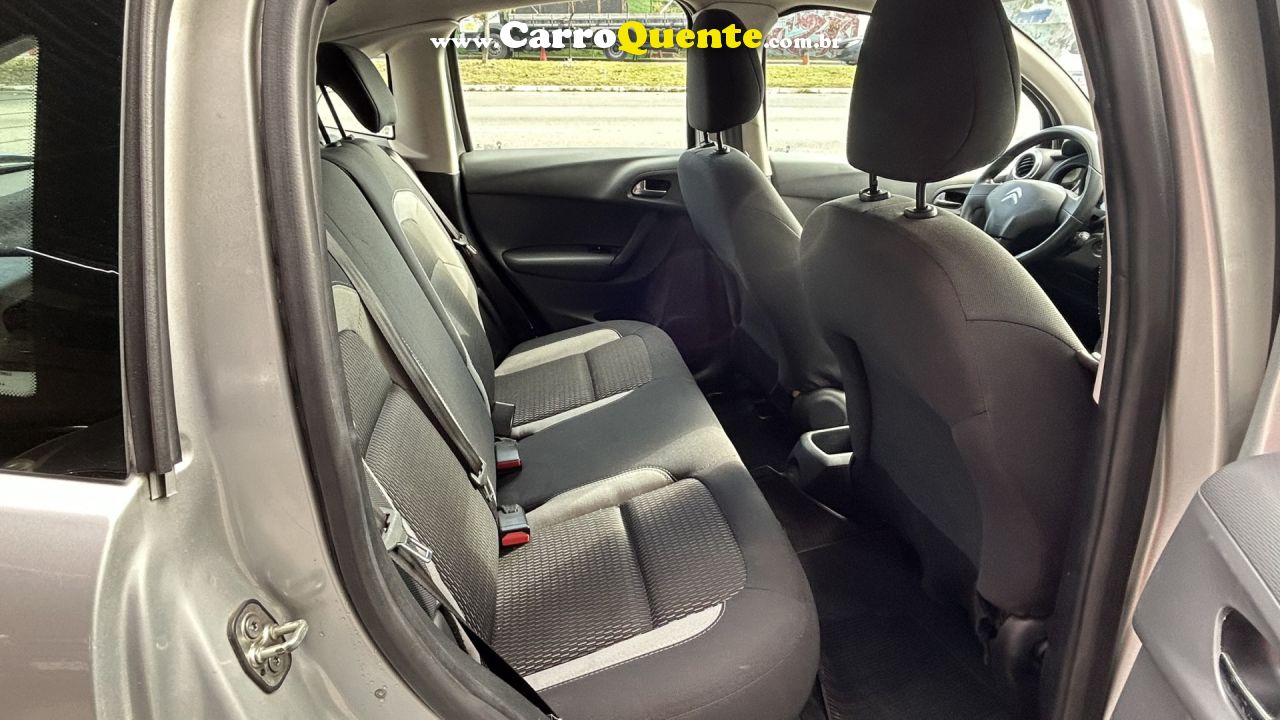 CITROËN   C3 TENDANCE PURE TECH 1.2 FLEX 12V MEC.   PRATA 2017 1.2 FLEX - Loja