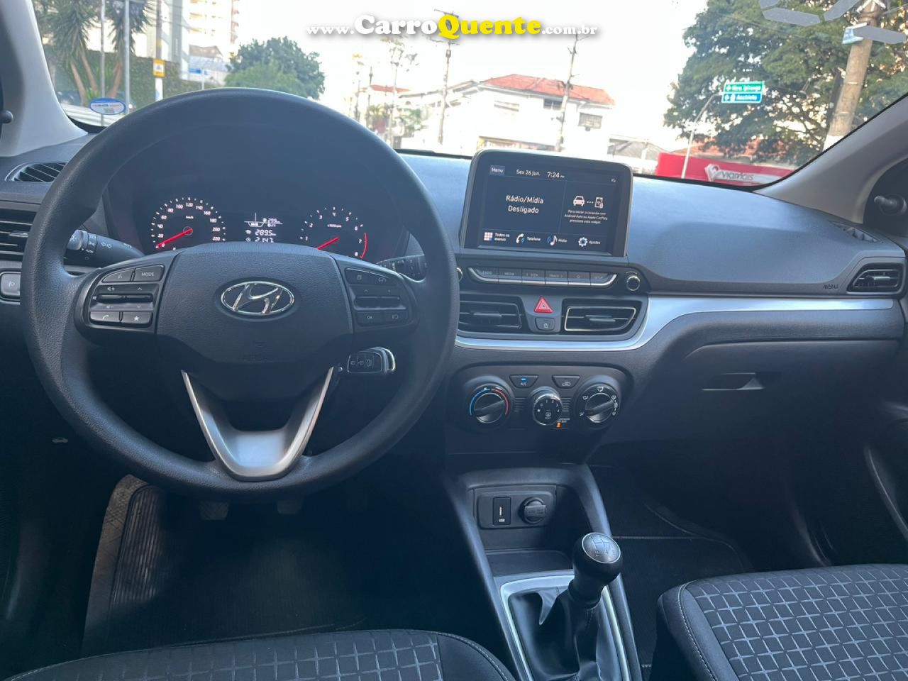 HYUNDAI   HB20 COMF.C.PLUSC.STYLE 1.0 FLEX 12V   PRETO 2026 1.0 FLEX - Loja