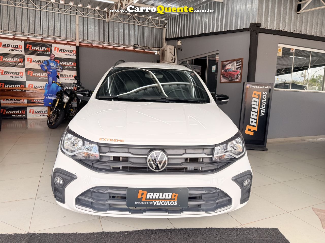 VOLKSWAGEN   SAVEIRO EXTREME CD 1.6    BRANCO 2026 1.6 FLEX - Loja