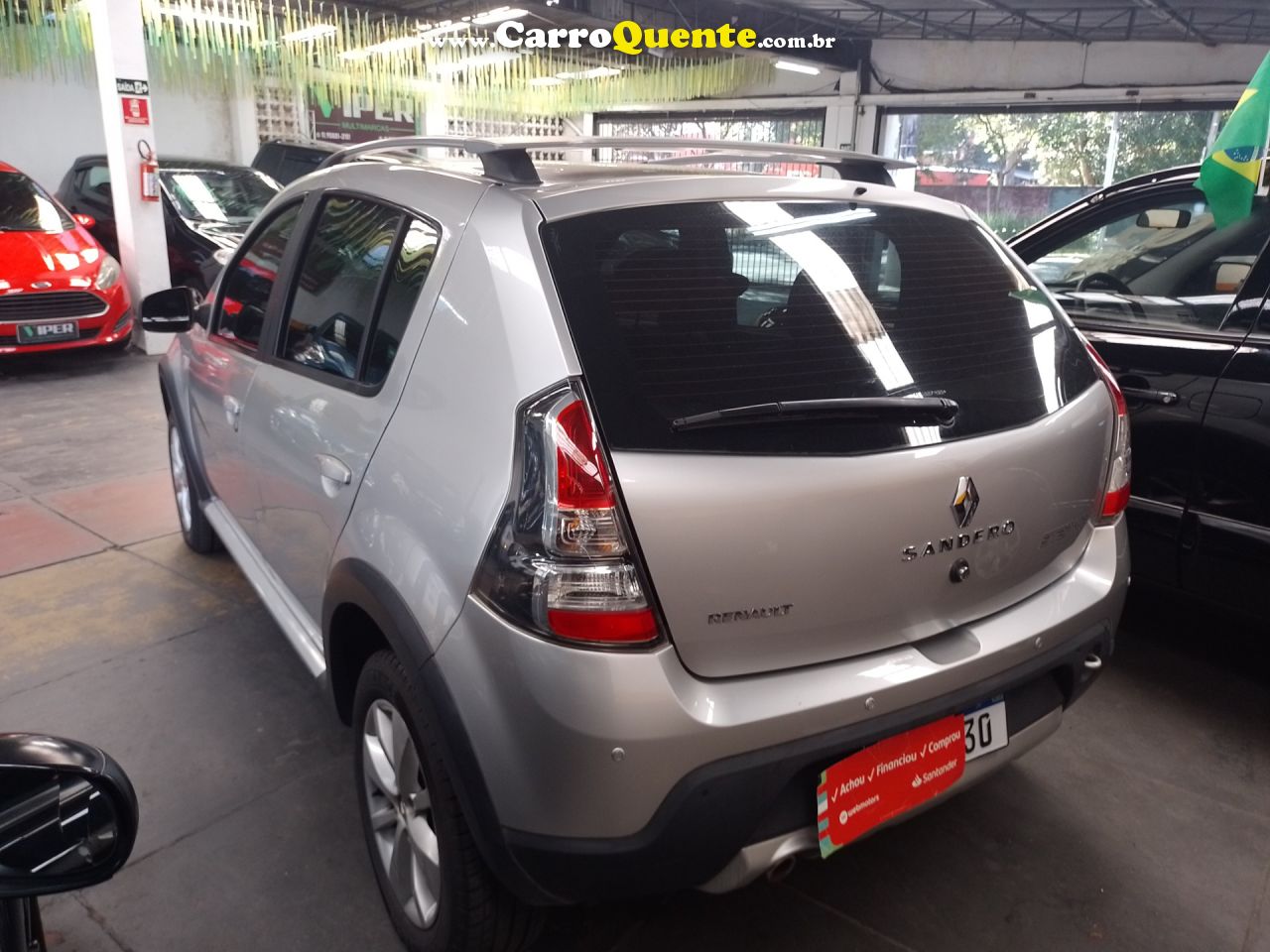 RENAULT   SANDERO STEPWAY HI-F. R. CURL 1.6 16V 5P   PRATA 2012 1.6 FLEX - Loja