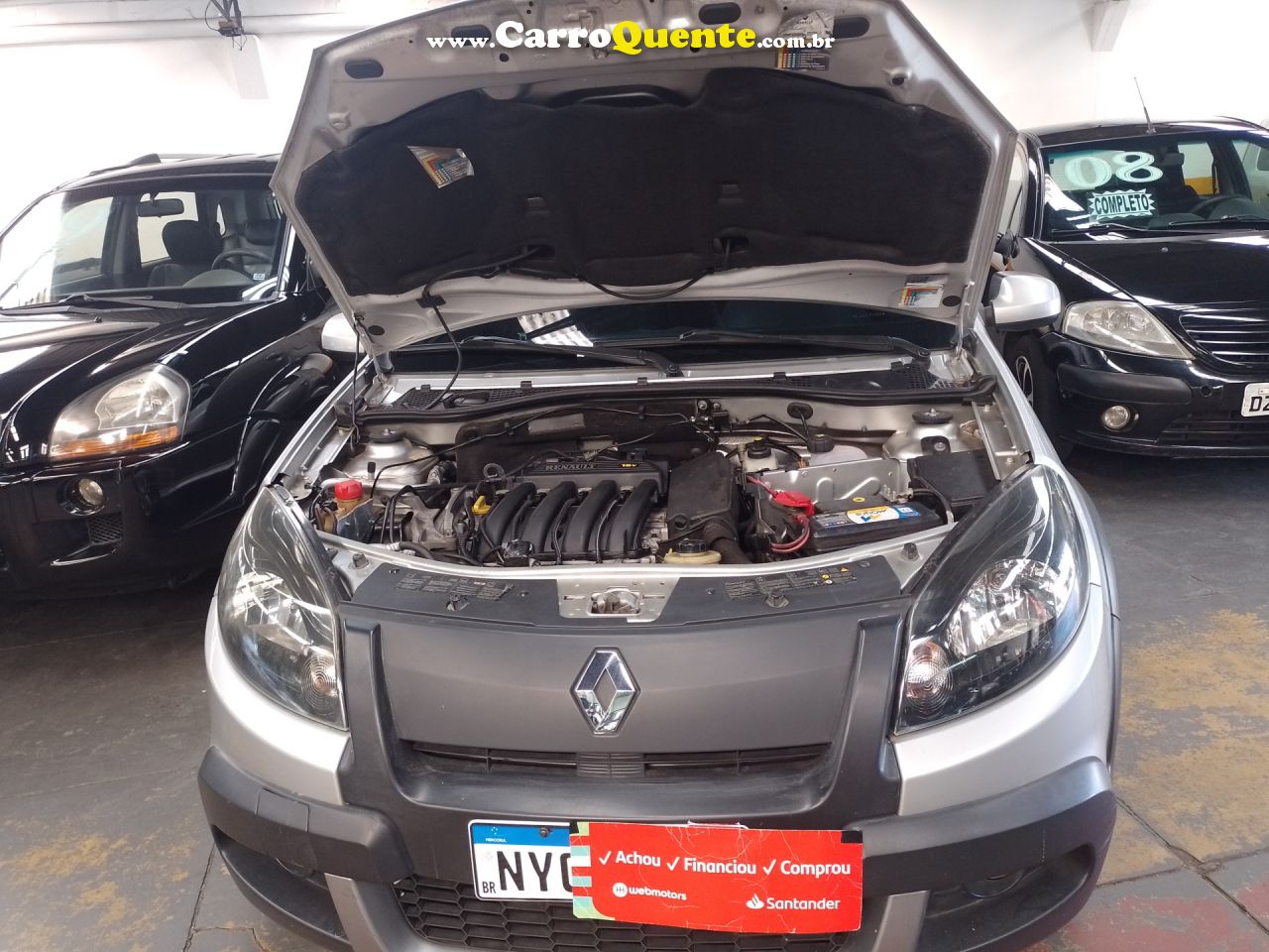 RENAULT   SANDERO STEPWAY HI-F. R. CURL 1.6 16V 5P   PRATA 2012 1.6 FLEX - Loja