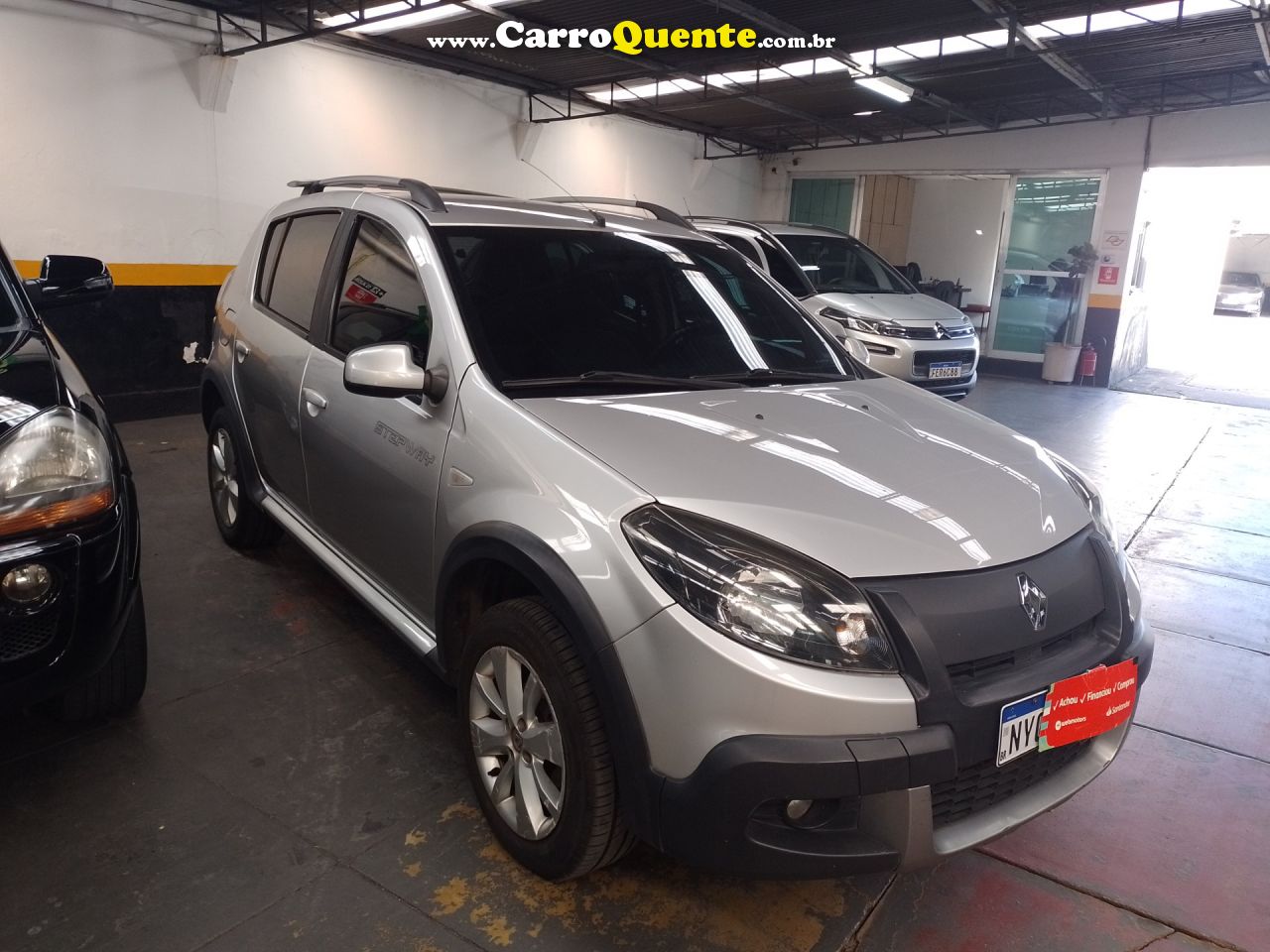 RENAULT   SANDERO STEPWAY HI-F. R. CURL 1.6 16V 5P   PRATA 2012 1.6 FLEX - Loja