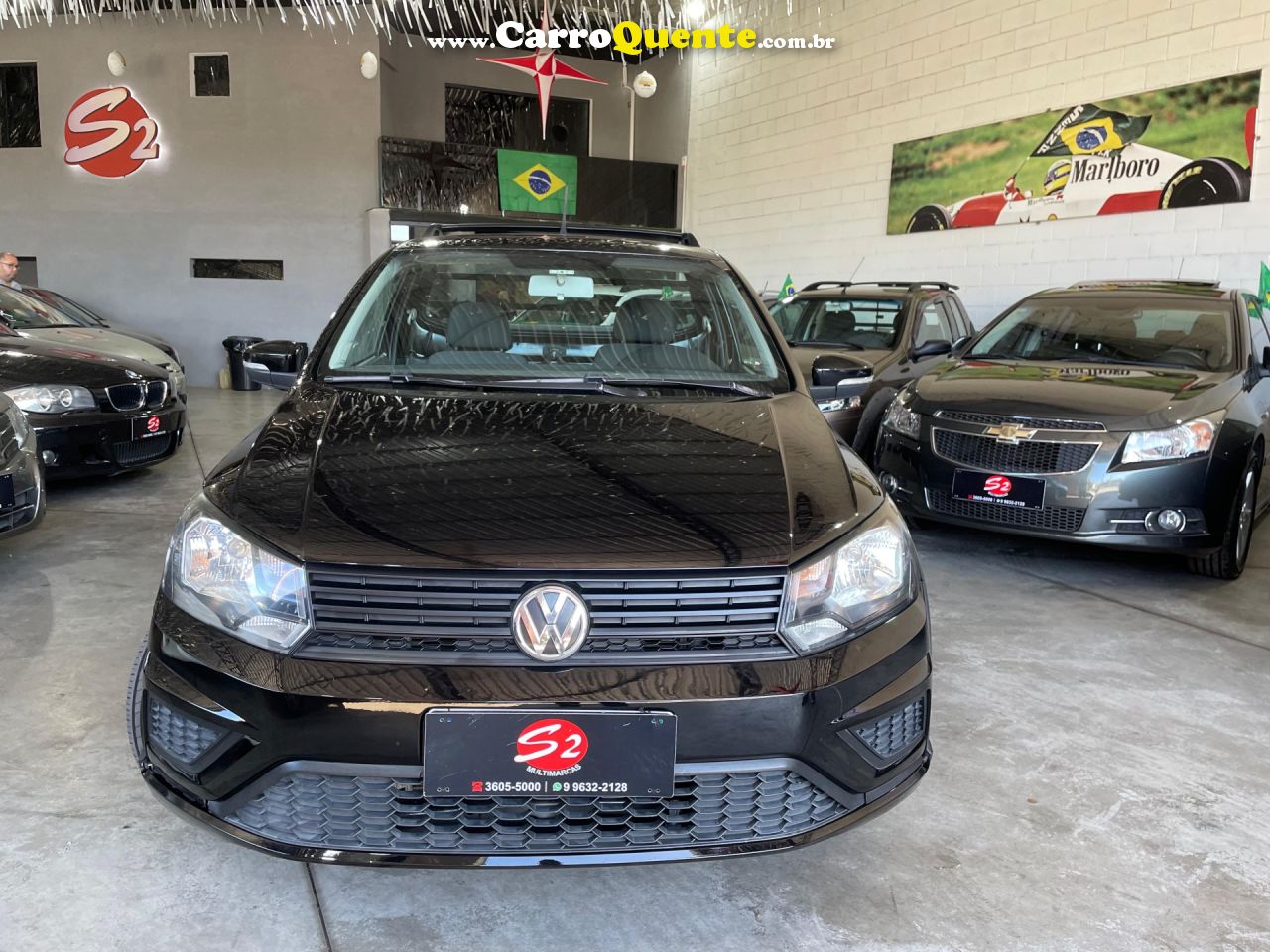 VOLKSWAGEN   SAVEIRO TRENDLINE 1.6 T.FLEX 8V   PRETO 2018 1.6 FLEX - Loja