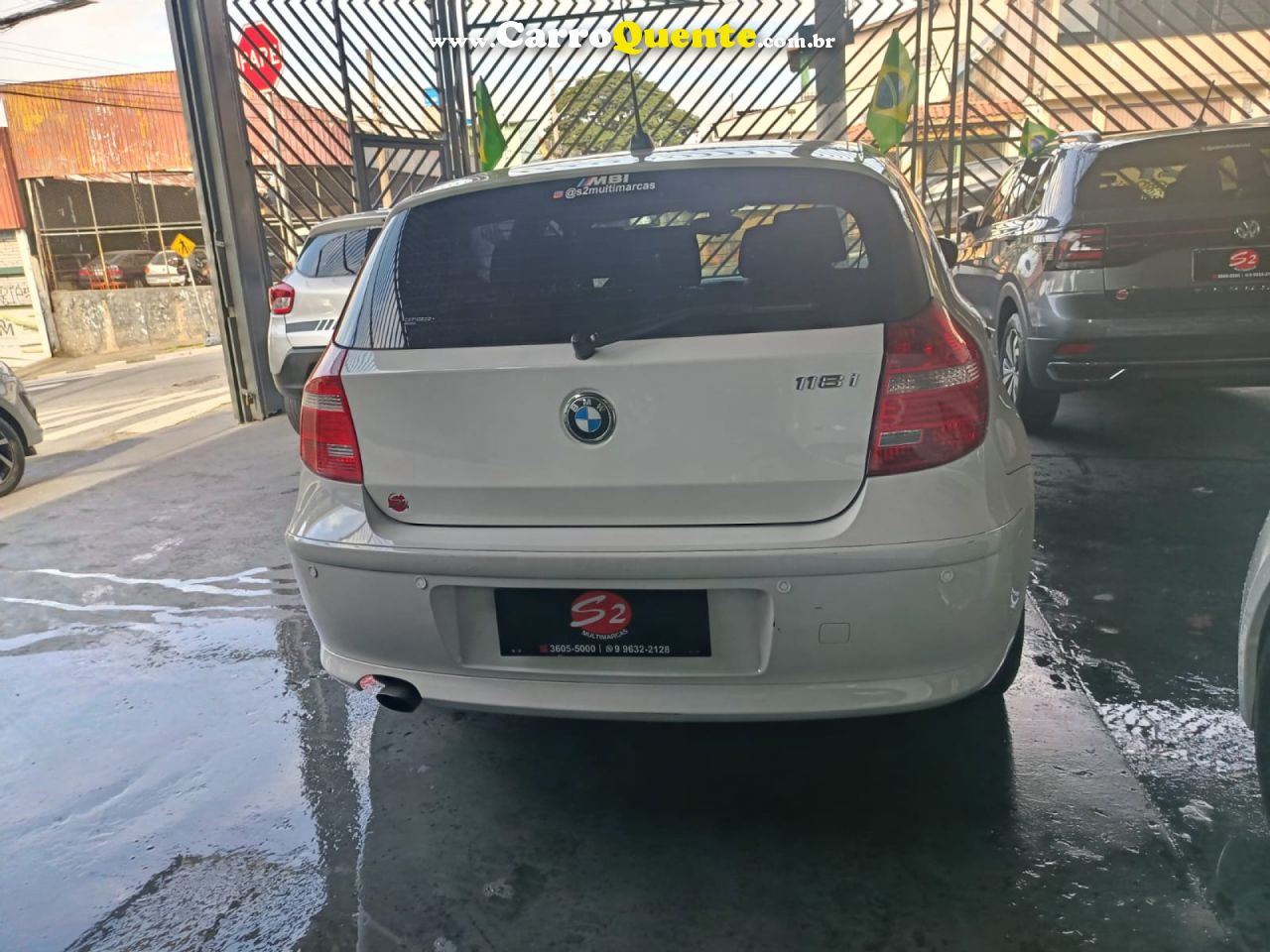 BMW   118IA 2.0 16V 136CV 5P   BRANCO 2012 2.0 GASOLINA - Loja