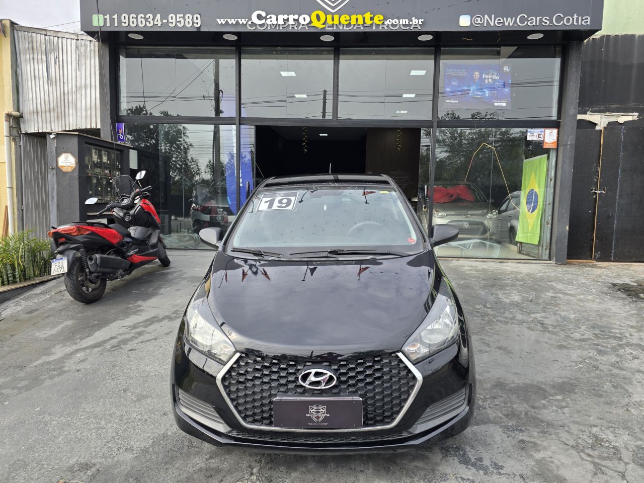 HYUNDAI   HB20 UNIQUE 1.0 FLEX 12V MEC.   PRETO 2019 1.0 FLEX - Loja