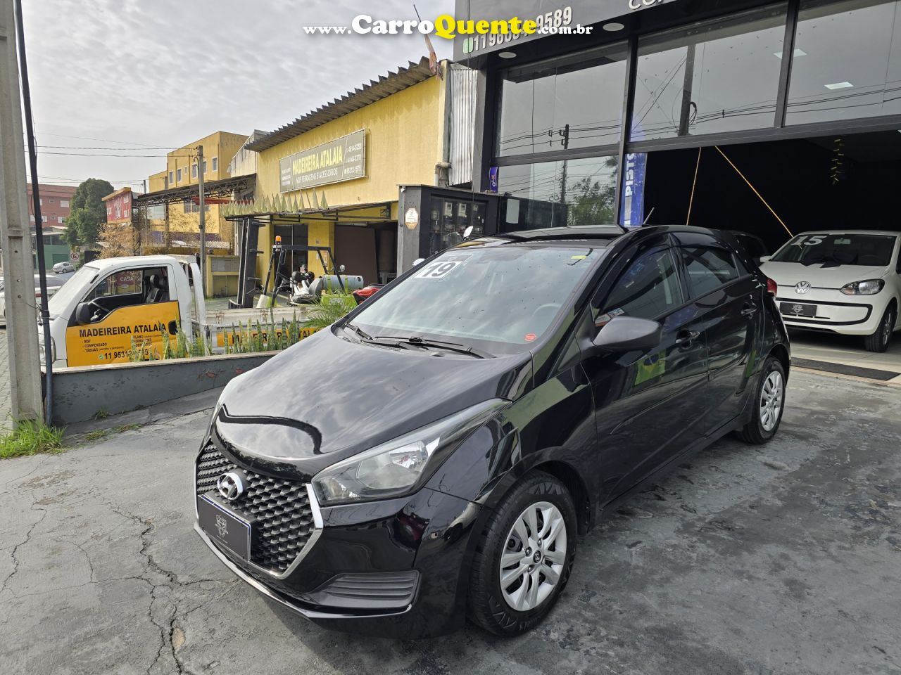 HYUNDAI   HB20 UNIQUE 1.0 FLEX 12V MEC.   PRETO 2019 1.0 FLEX - Loja