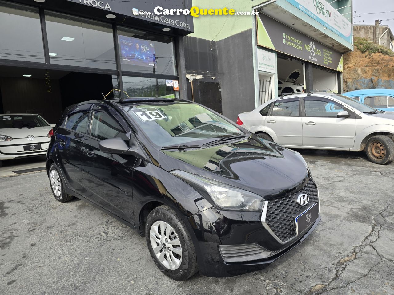 HYUNDAI   HB20 UNIQUE 1.0 FLEX 12V MEC.   PRETO 2019 1.0 FLEX - Loja