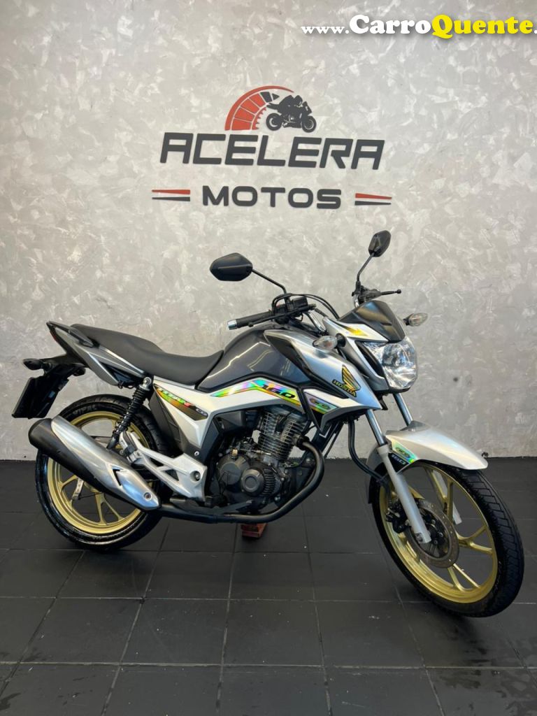 HONDA   CG 160 TITAN FLEXONEED.ESPECIAL 40 ANOS   PRATA 2023 162 GASOLINA - Loja