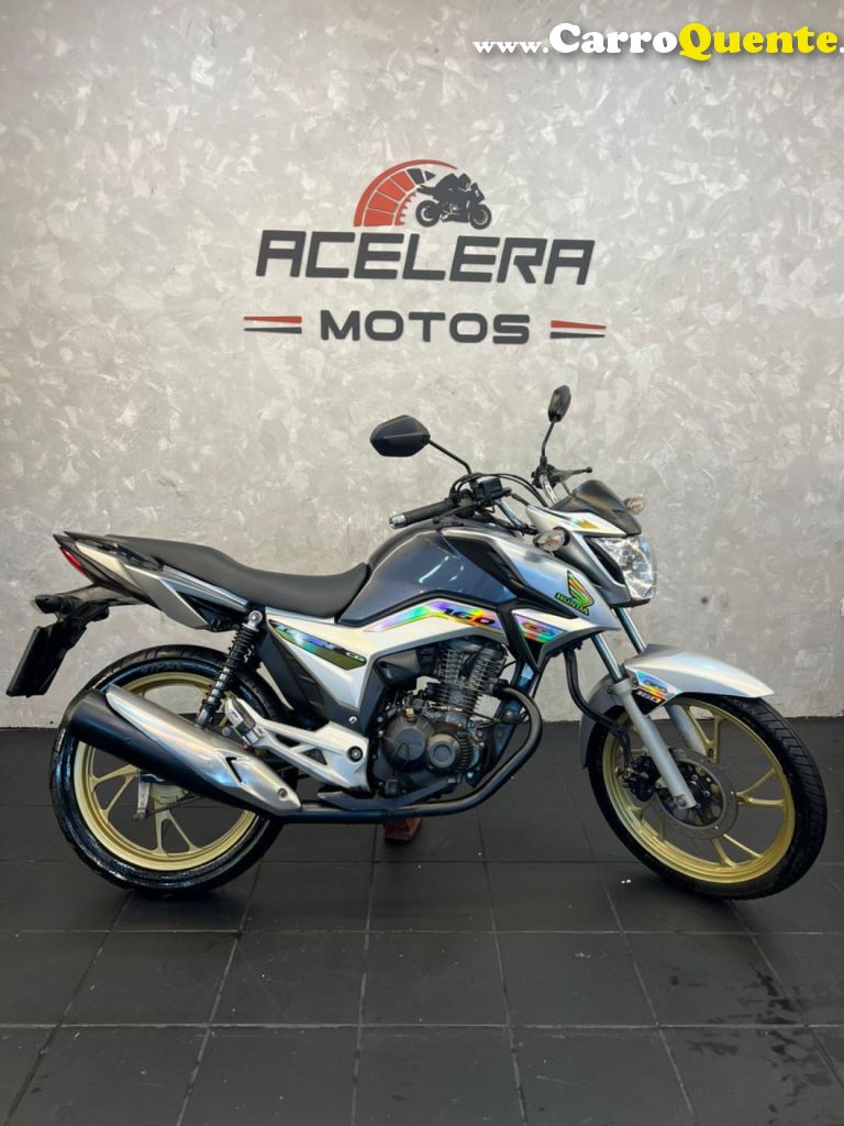 HONDA   CG 160 TITAN FLEXONEED.ESPECIAL 40 ANOS   PRATA 2023 162 GASOLINA - Loja