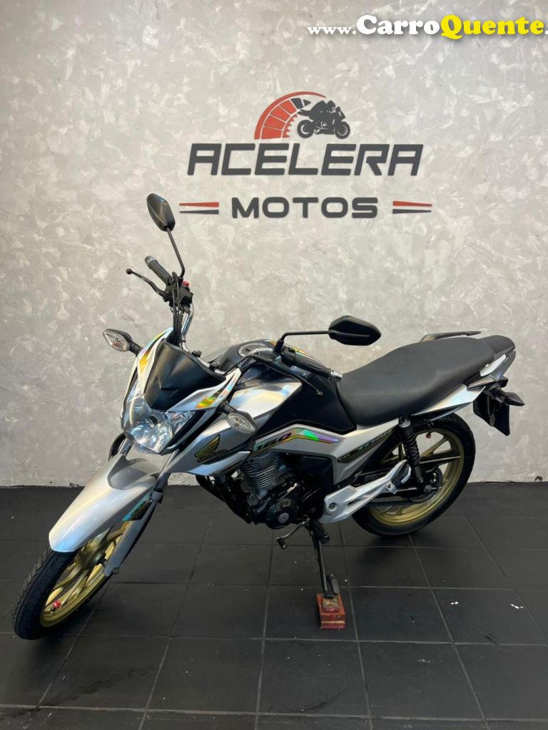 HONDA   CG 160 TITAN FLEXONEED.ESPECIAL 40 ANOS   PRATA 2023 162 GASOLINA - Loja