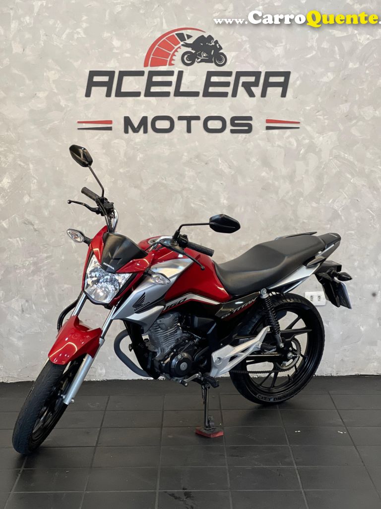 HONDA   TITAN 160    VERMELHO 2024 160 FLEX - Loja