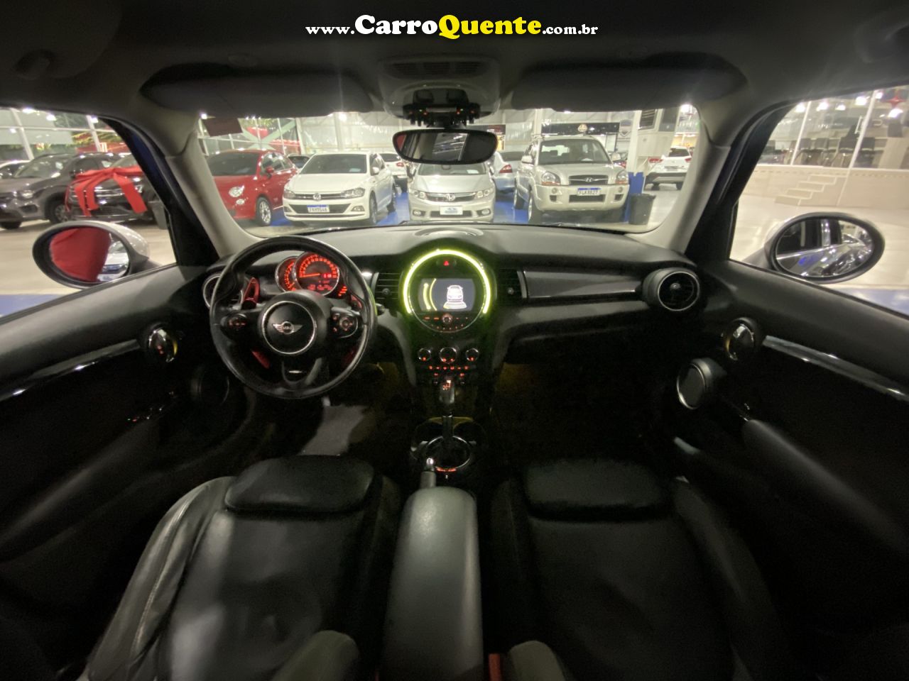 MINI   COOPER S 2.0 TURBO 16V 5P AUT.   PRETO 2015 2.0 GASOLINA - Loja