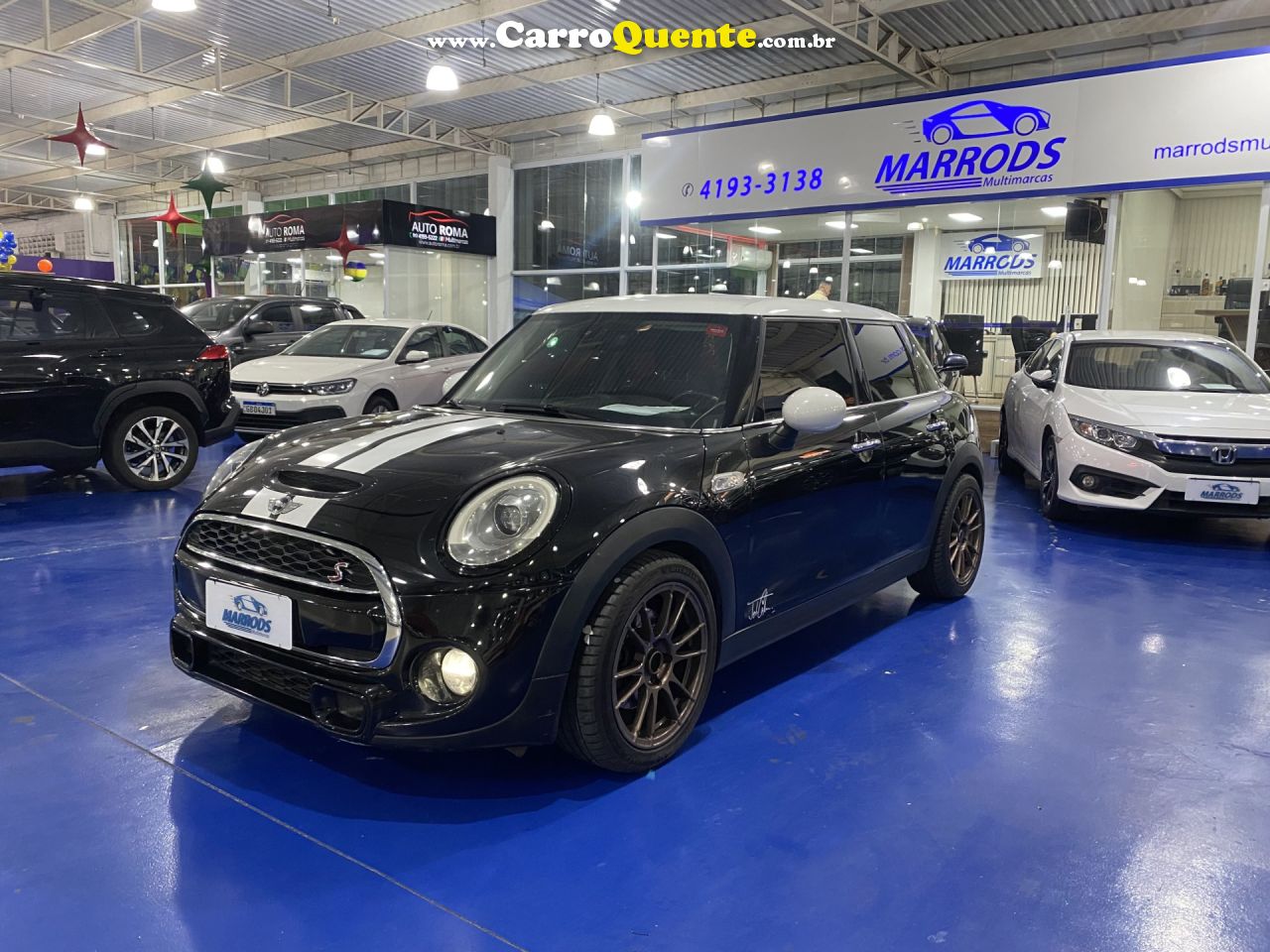 MINI   COOPER S 2.0 TURBO 16V 5P AUT.   PRETO 2015 2.0 GASOLINA - Loja