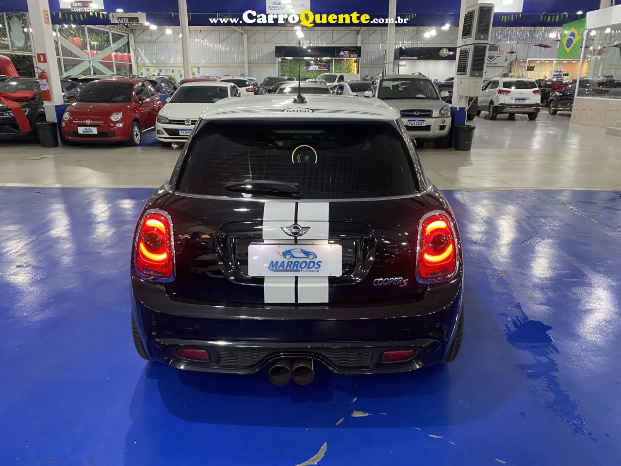 MINI   COOPER S 2.0 TURBO 16V 5P AUT.   PRETO 2015 2.0 GASOLINA - Loja