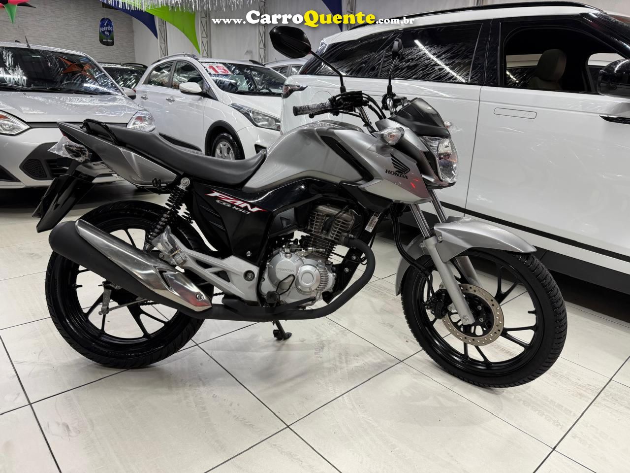 HONDA   CG 160 FAN FLEX   PRATA 2023 160 FLEX - Loja
