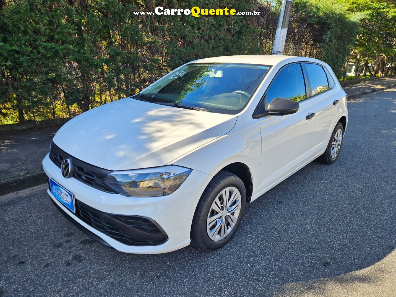 VOLKSWAGEN   POLO TRACK 1.0 FLEX 12V 5P   BRANCO 2024 1.0 FLEX - Loja