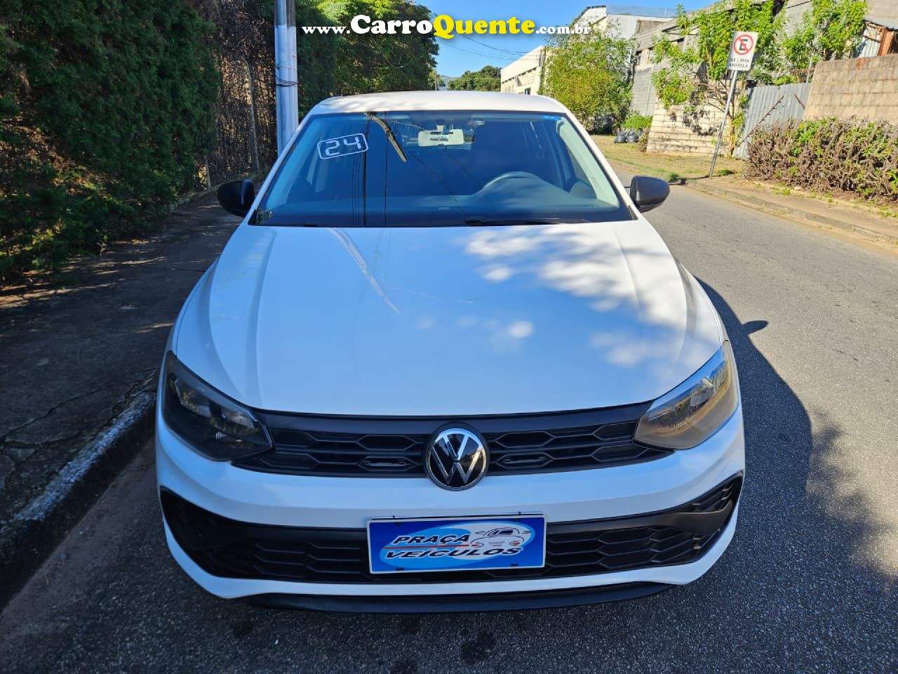 VOLKSWAGEN   POLO TRACK 1.0 FLEX 12V 5P   BRANCO 2024 1.0 FLEX - Loja
