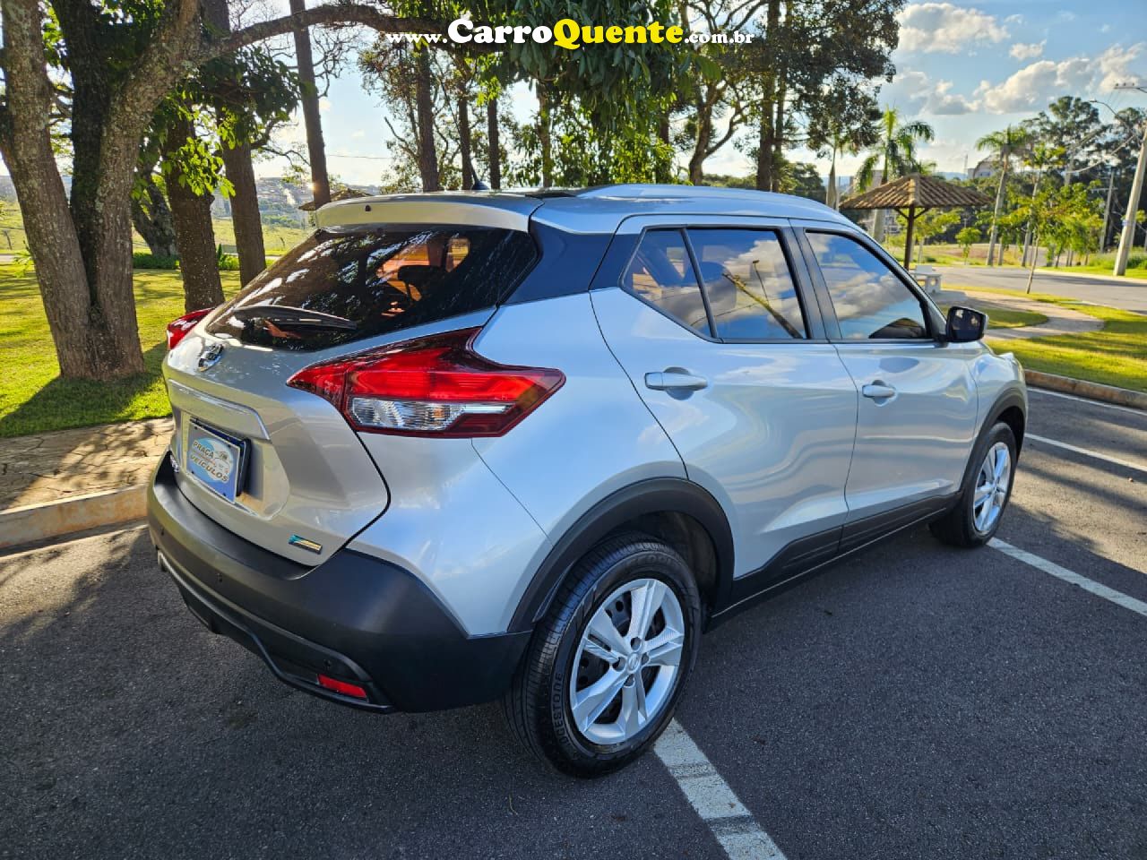 NISSAN   KICKS S 1.6 16V FLEX 5P AUT.   PRATA 2018 1.6 FLEX - Loja
