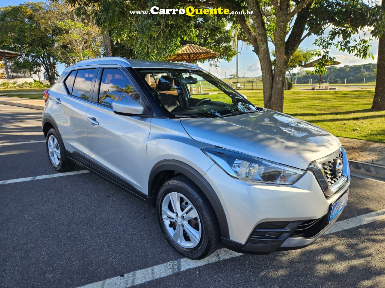 NISSAN   KICKS S 1.6 16V FLEX 5P AUT.   PRATA 2018 1.6 FLEX - Loja