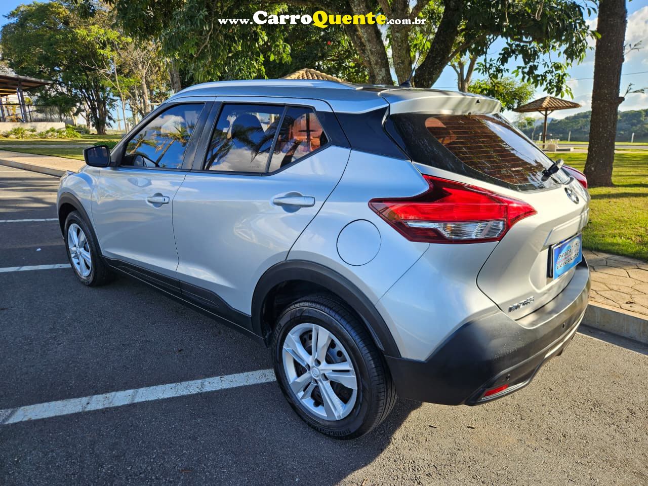 NISSAN   KICKS S 1.6 16V FLEX 5P AUT.   PRATA 2018 1.6 FLEX - Loja
