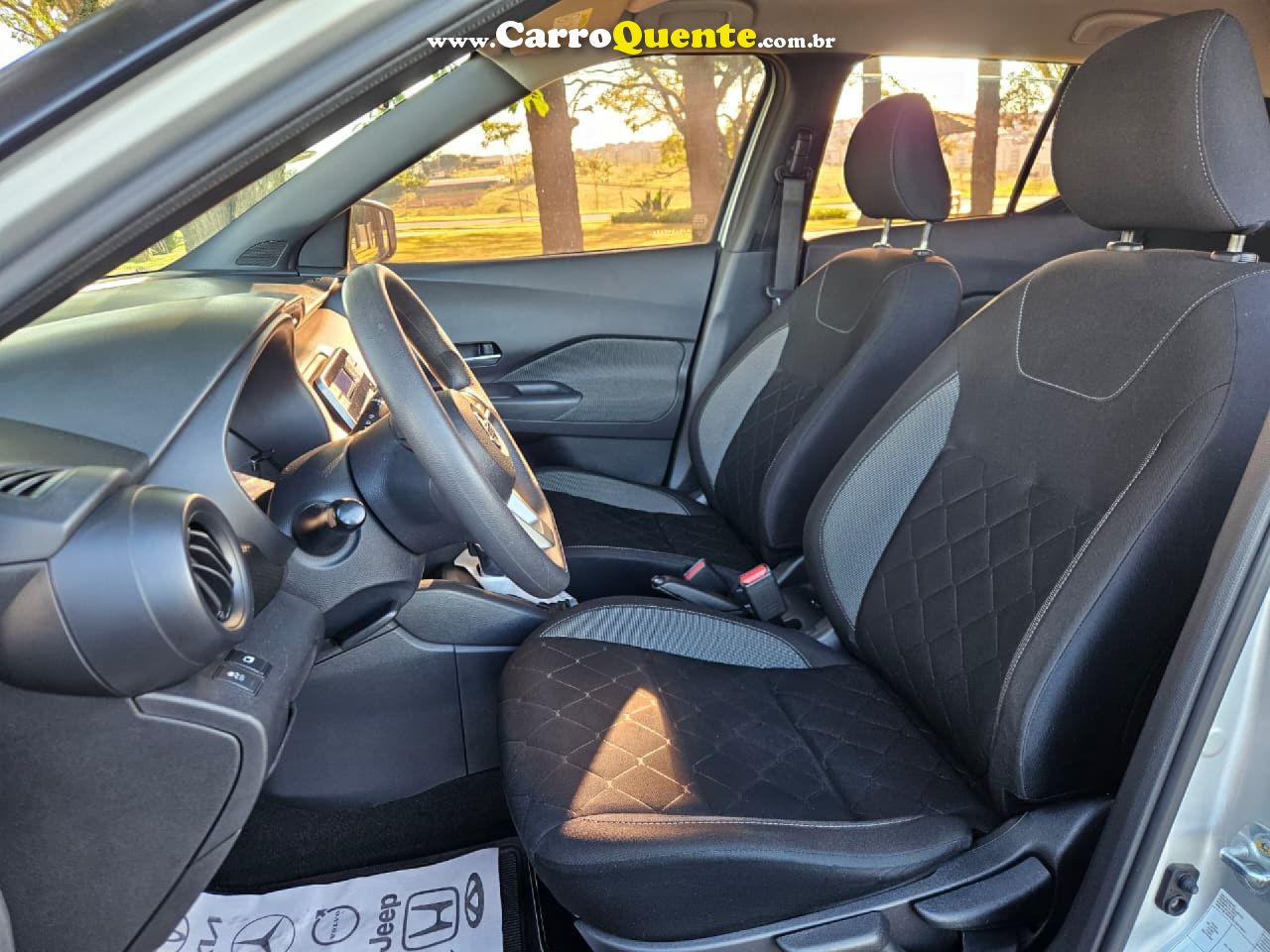 NISSAN   KICKS S 1.6 16V FLEX 5P AUT.   PRATA 2018 1.6 FLEX - Loja