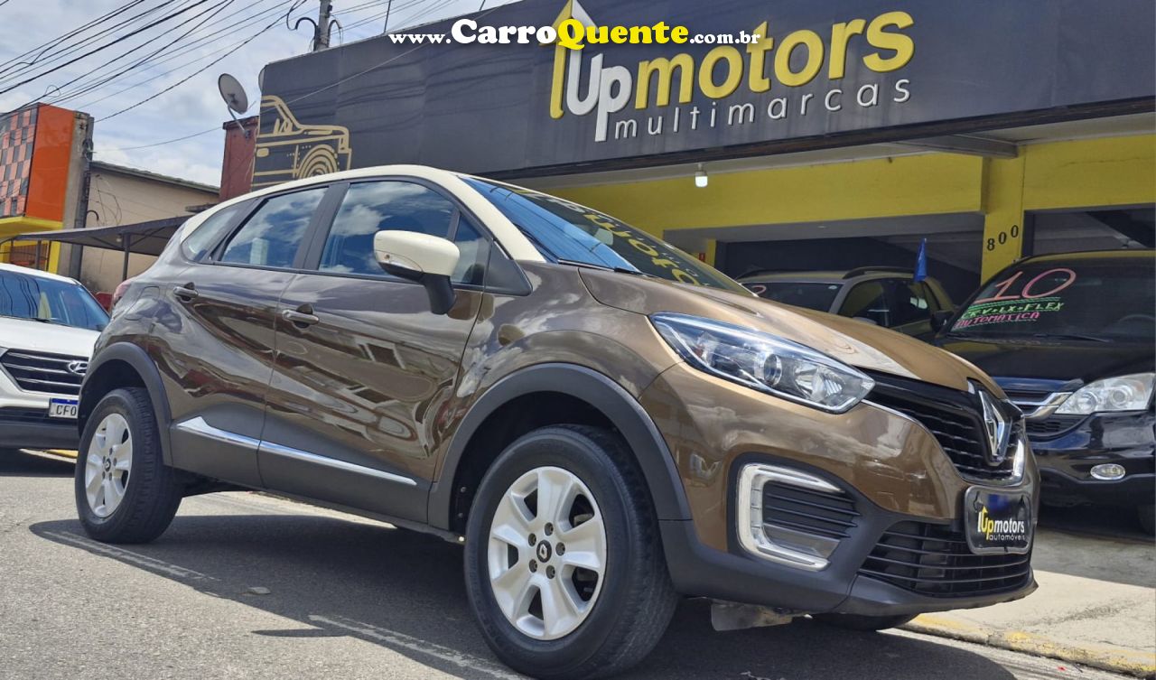 RENAULT   CAPTUR LIFE 1.6 16V FLEX 5P AUT.   MARROM 2019 1.6 FLEX - Loja