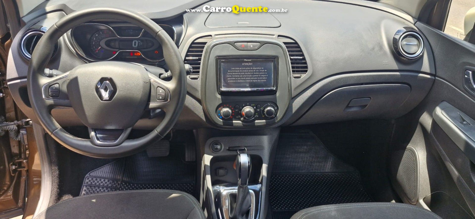 RENAULT   CAPTUR LIFE 1.6 16V FLEX 5P AUT.   MARROM 2019 1.6 FLEX - Loja