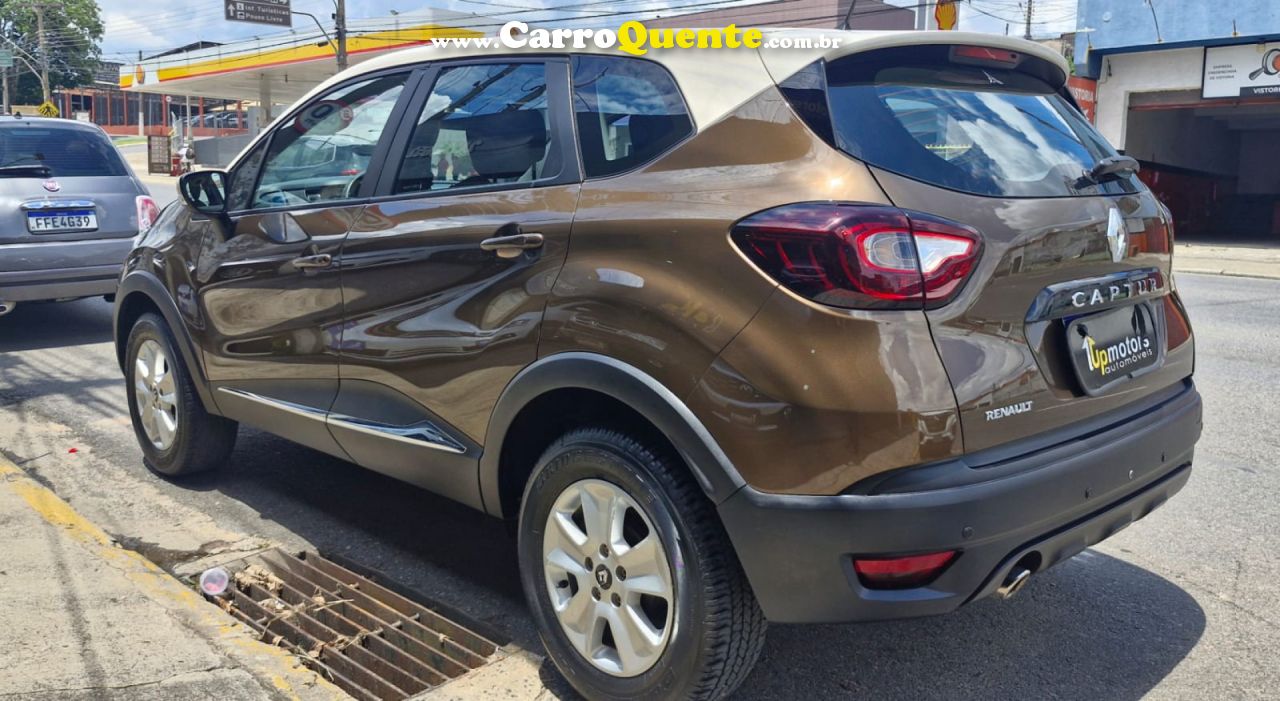 RENAULT   CAPTUR LIFE 1.6 16V FLEX 5P AUT.   MARROM 2019 1.6 FLEX - Loja