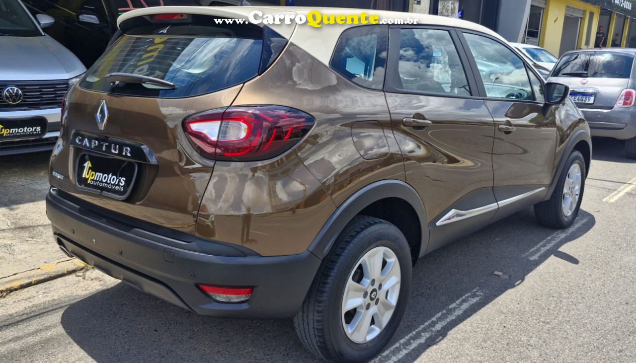 RENAULT   CAPTUR LIFE 1.6 16V FLEX 5P AUT.   MARROM 2019 1.6 FLEX - Loja