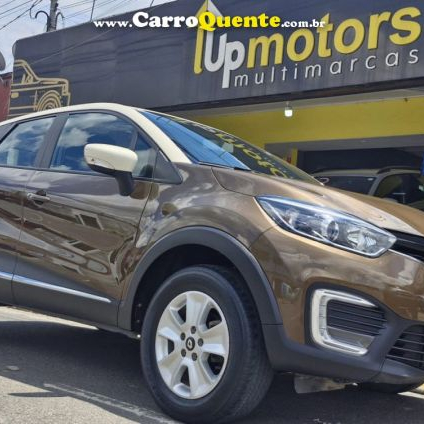 RENAULT   CAPTUR LIFE 1.6 16V FLEX 5P AUT.   MARROM 2019 1.6 FLEX