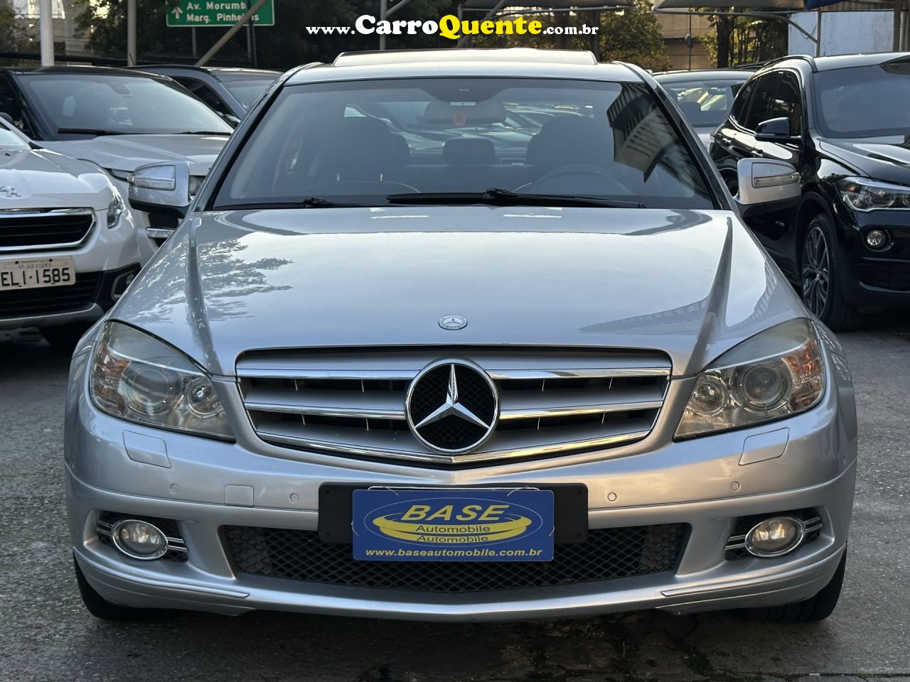 MERCEDES-BENZ   C-280 AVANTGARDE 3.0 V6 231CV AUT.   PRATA 2008 3.0 GASOLINA - Loja