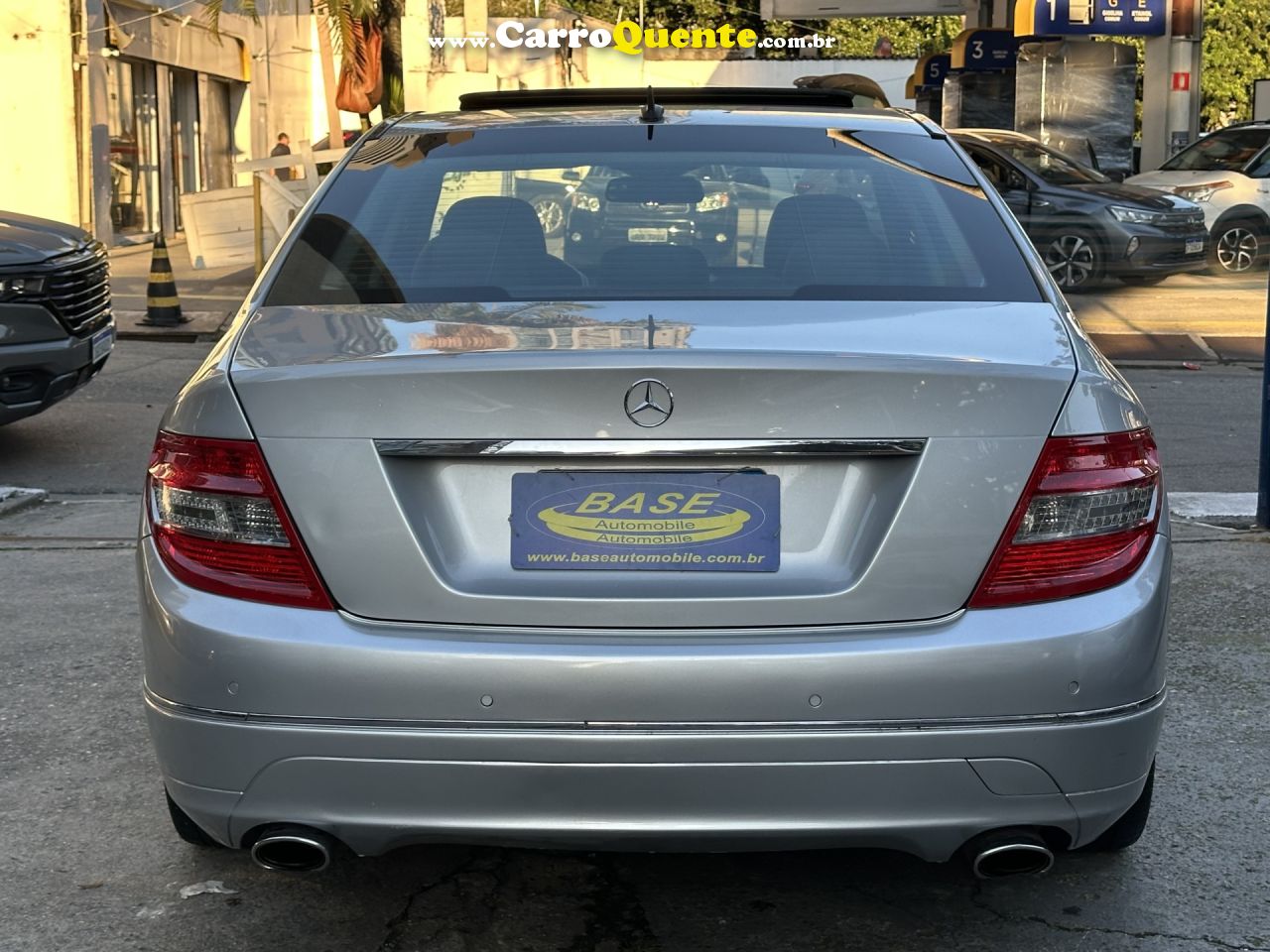 MERCEDES-BENZ   C-280 AVANTGARDE 3.0 V6 231CV AUT.   PRATA 2008 3.0 GASOLINA - Loja