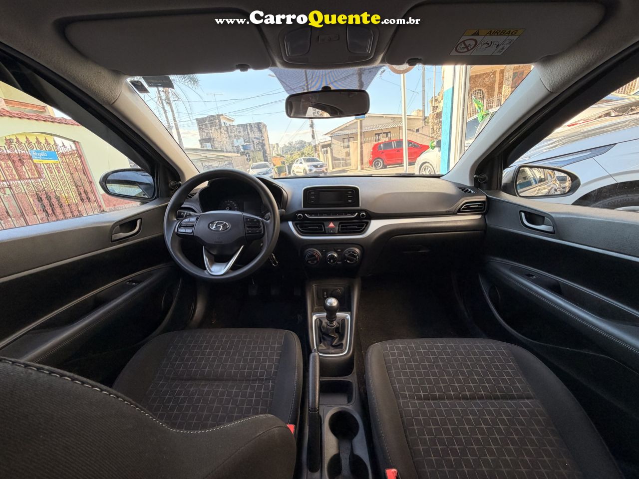 HYUNDAI   HB20 SENSE PLUS1.0 FLEX 12V MEC.   CINZA 2024 1,0 FLEX - Loja