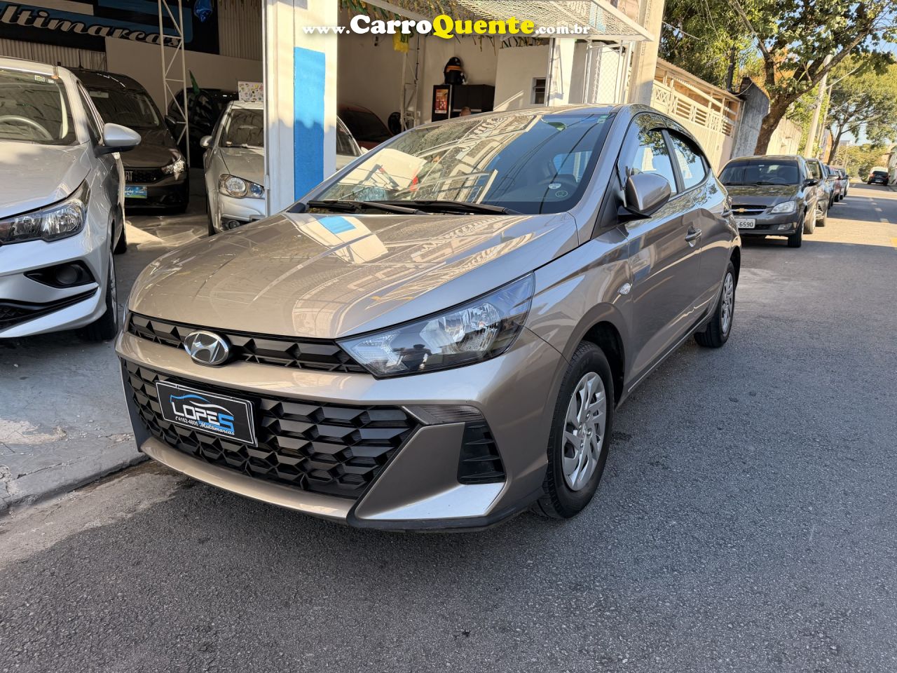 HYUNDAI   HB20 SENSE PLUS1.0 FLEX 12V MEC.   CINZA 2024 1,0 FLEX - Loja