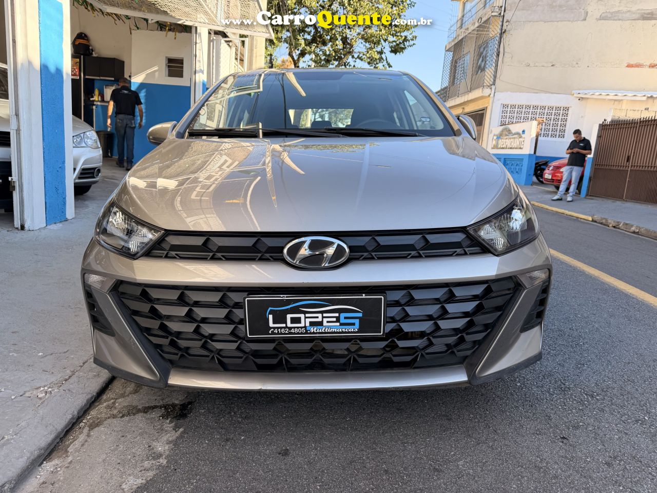 HYUNDAI   HB20 SENSE PLUS1.0 FLEX 12V MEC.   CINZA 2024 1,0 FLEX - Loja