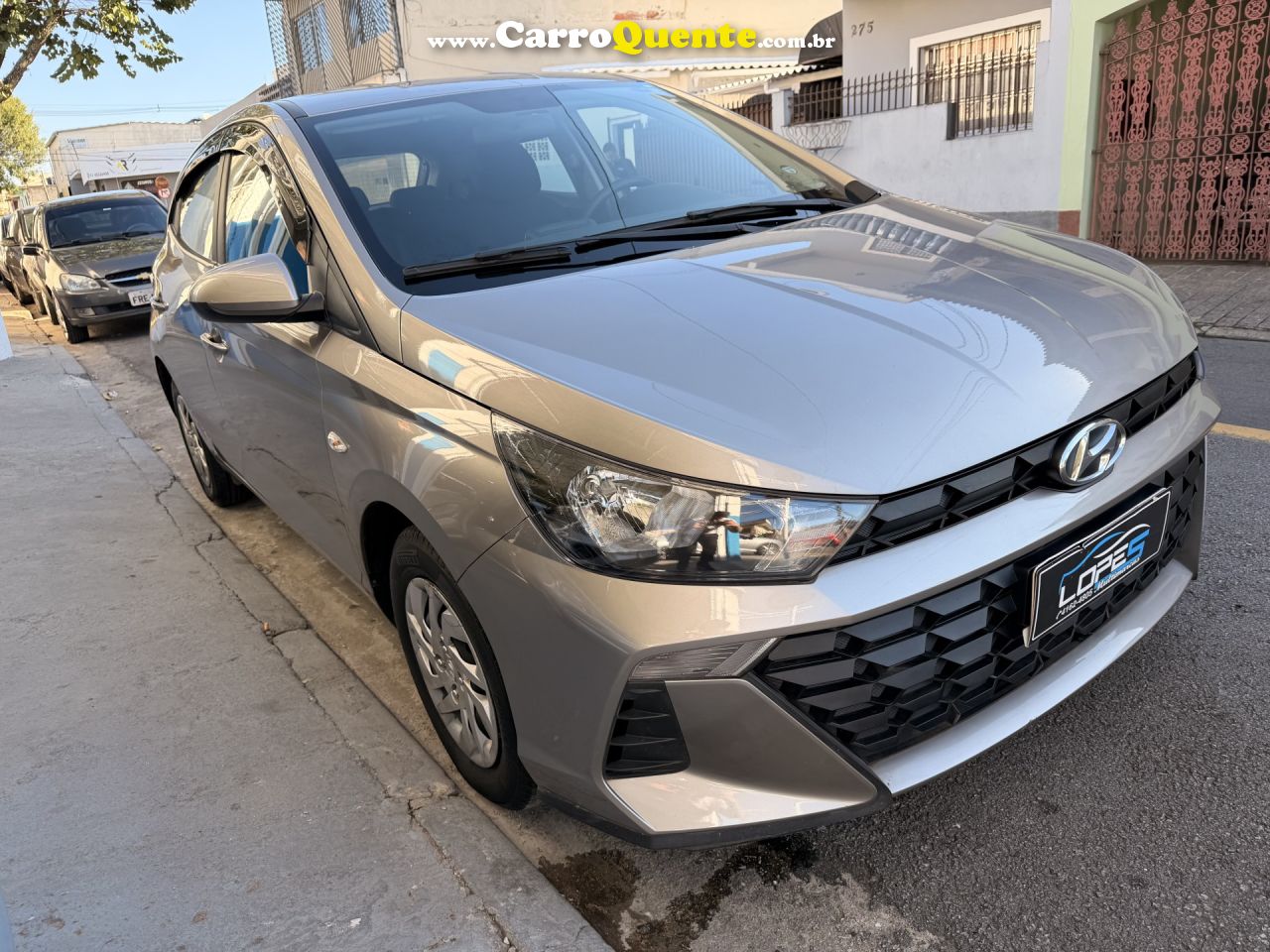 HYUNDAI   HB20 SENSE PLUS1.0 FLEX 12V MEC.   CINZA 2024 1,0 FLEX - Loja