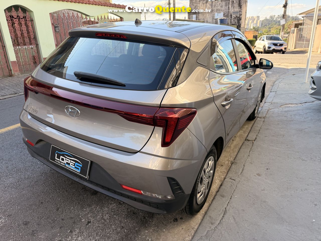 HYUNDAI   HB20 SENSE PLUS1.0 FLEX 12V MEC.   CINZA 2024 1,0 FLEX - Loja