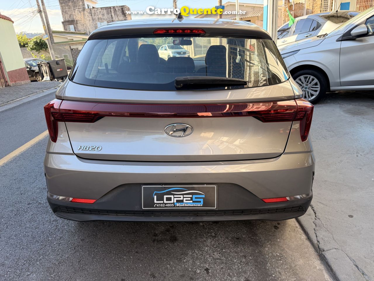 HYUNDAI   HB20 SENSE PLUS1.0 FLEX 12V MEC.   CINZA 2024 1,0 FLEX - Loja