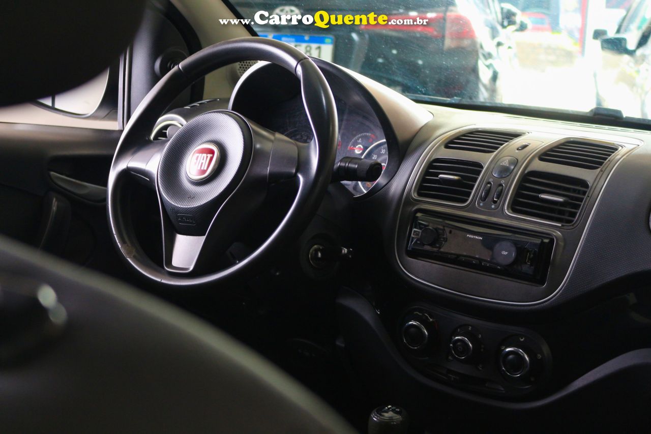 FIAT   PALIO ATTRACTIVE 1.0 EVO FIRE FLEX 8V 5P   BRANCO 2017 1.0 FLEX - Loja