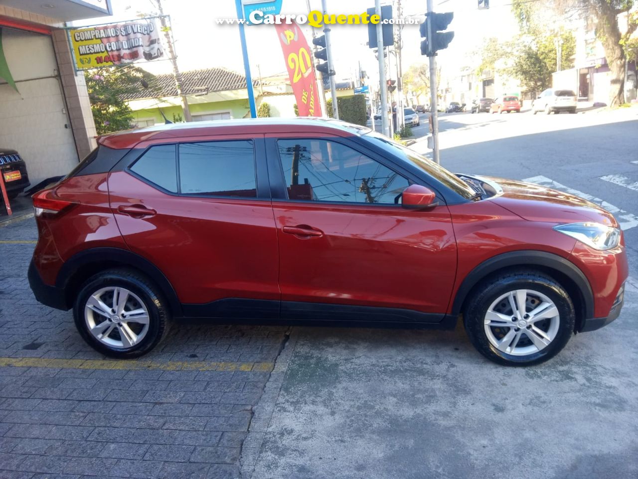 NISSAN   KICKS S DIRECT 1.6 16V FLEX 5P AUT.   VERMELHO 2019 1.6 FLEX - Loja